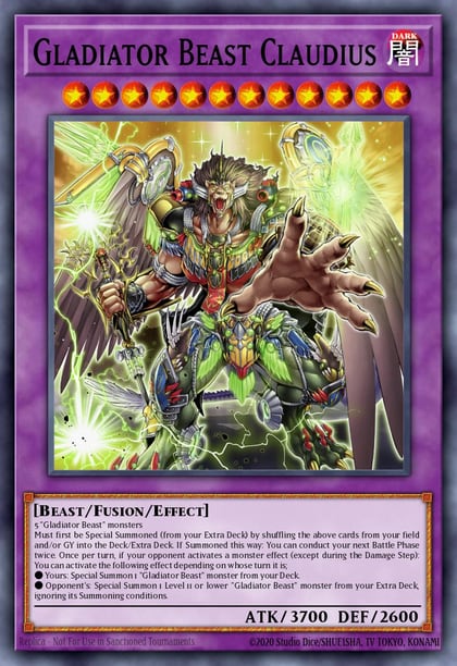 Gladiator Beast Claudius, Supreme Darkness SUDA-EN038