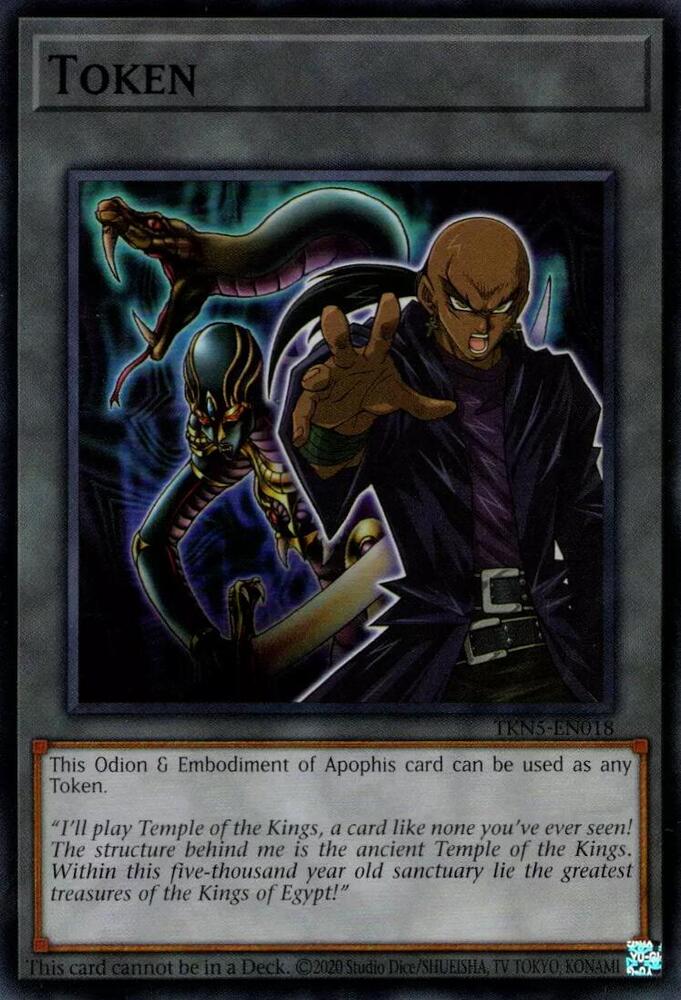 Token: Odion & Embodiment of Apophis, Supreme Darkness TKN5-EN018