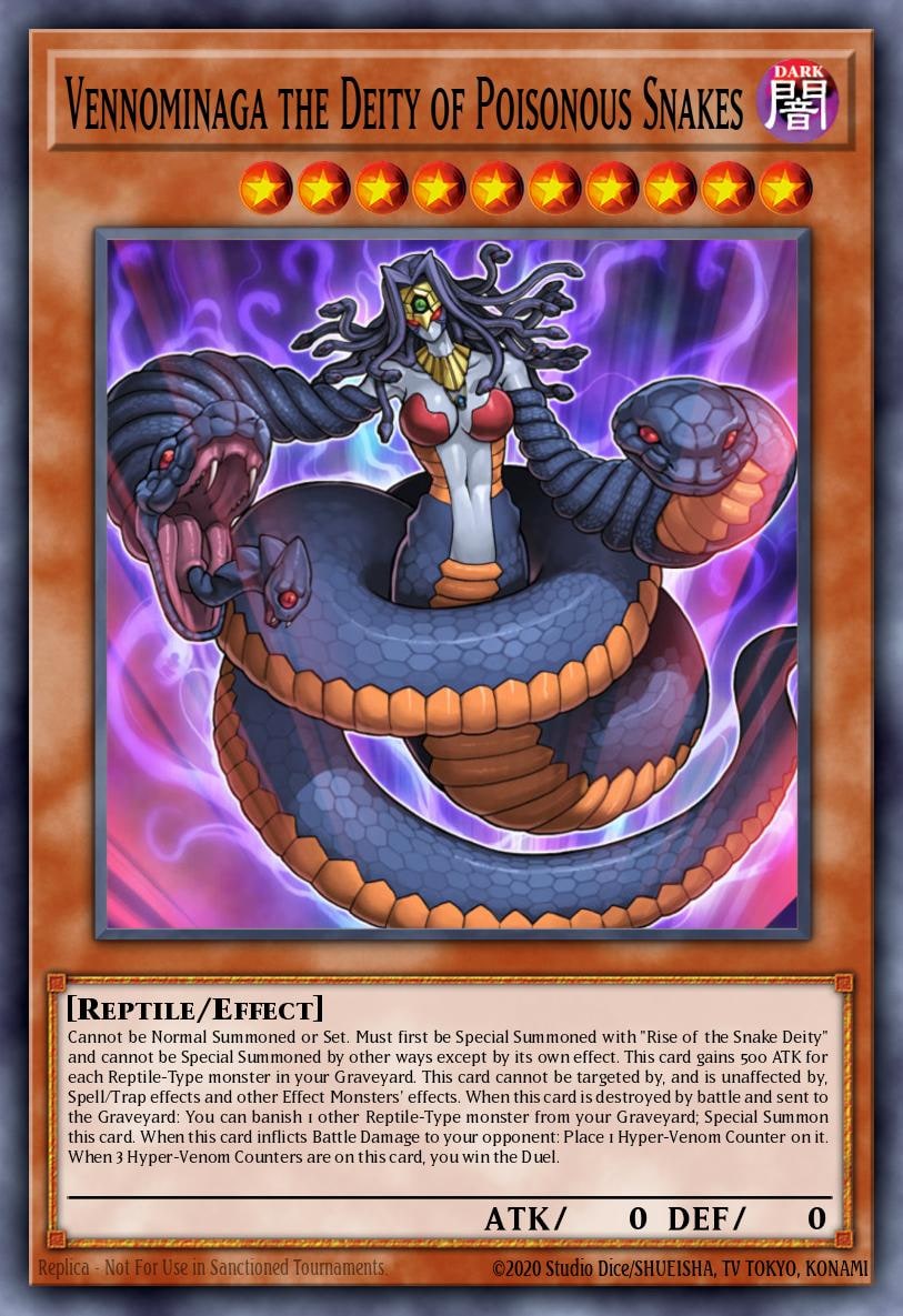 Vennominaga the Deity of Poisonous Snakes, Tactical Evolution TAEV-EN013