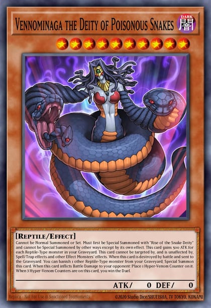 Vennominaga the Deity of Poisonous Snakes, Tactical Evolution TAEV-EN013