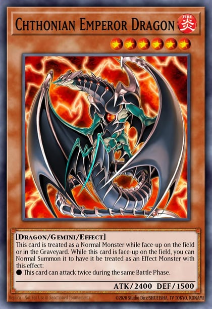 Chthonian Emperor Dragon (UTR), Tactical Evolution TAEV-EN019