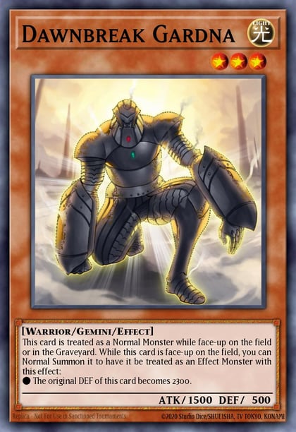 Dawnbreak Gardna, Tactical Evolution TAEV-EN024