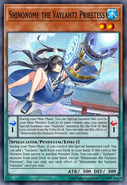 Shinonome the Vaylantz Priestess, Tactical Masters TAMA-EN001