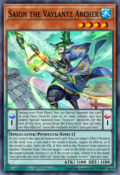Saion the Vaylantz Archer, Tactical Masters TAMA-EN002