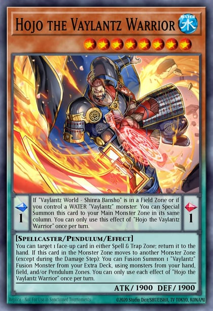 Hojo the Vaylantz Warrior, Tactical Masters TAMA-EN004