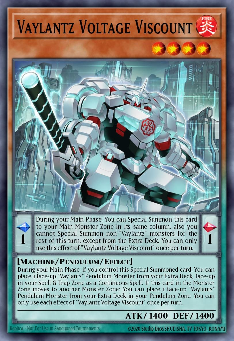 Vaylantz Voltage Viscount, Tactical Masters TAMA-EN006