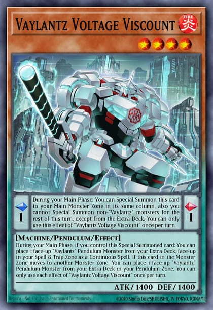Vaylantz Voltage Viscount, Tactical Masters TAMA-EN006