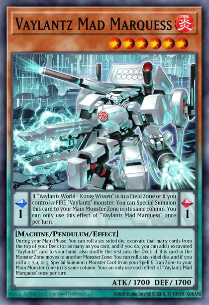 Vaylantz Mad Marquess, Tactical Masters TAMA-EN007