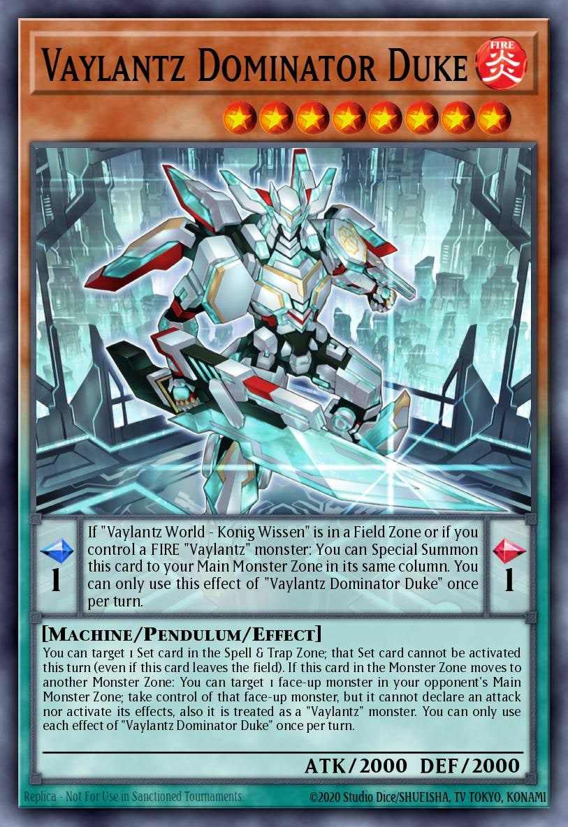 Vaylantz Dominator Duke, Tactical Masters TAMA-EN008
