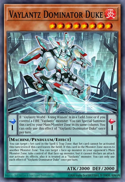Vaylantz Dominator Duke, Tactical Masters TAMA-EN008