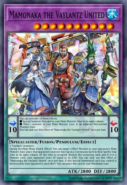 Mamonaka the Vaylantz United, Tactical Masters TAMA-EN009