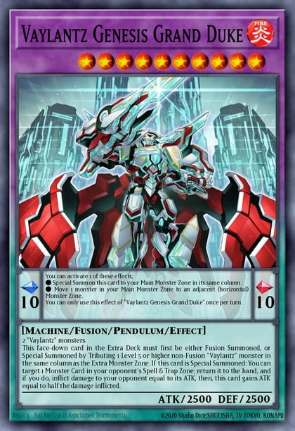 Vaylantz Genesis Grand Duke, Tactical Masters TAMA-EN010