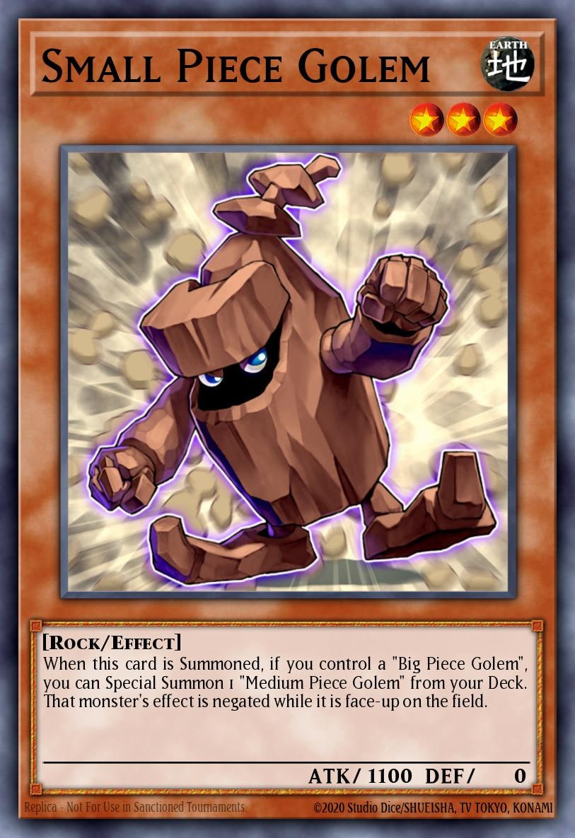 Small Piece Golem, The Duelist Genesis TDGS-EN006
