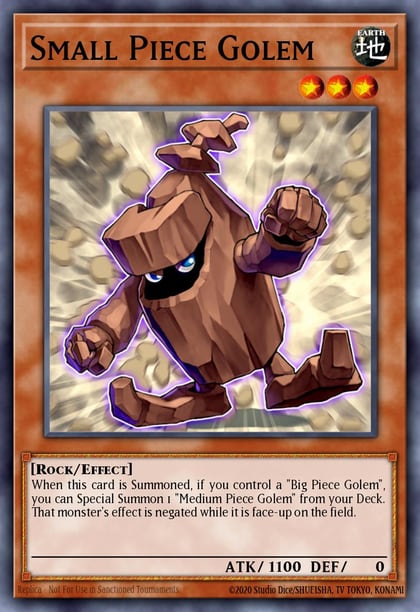 Small Piece Golem, The Duelist Genesis TDGS-EN006