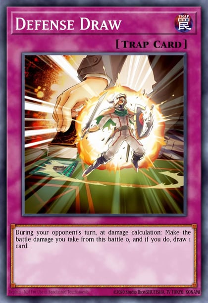 Defense Draw, The Duelist Genesis TDGS-EN065