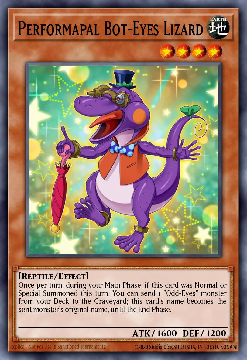 Performapal Bot-Eyes Lizard, The Dark Illusion TDIL-EN001