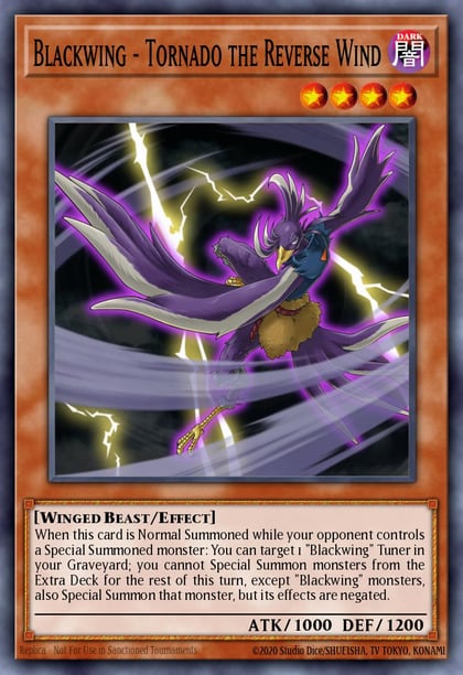 Blackwing - Tornado the Reverse Wind, The Dark Illusion TDIL-EN012