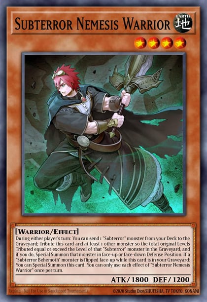 Subterror Nemesis Warrior, The Dark Illusion TDIL-ENSE3