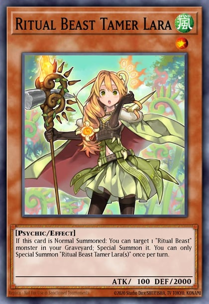 Ritual Beast Tamer Lara, The Secret Forces THSF-EN022