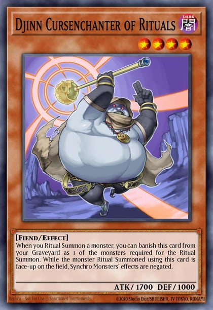 Djinn Cursenchanter of Rituals, The Secret Forces THSF-EN038