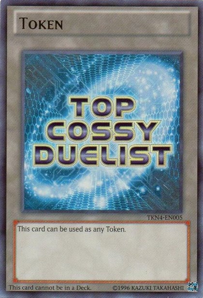 Token: Top Ranked COSSY Duelist (Blue), Yu-Gi-Oh! Tokens TKN4-EN005