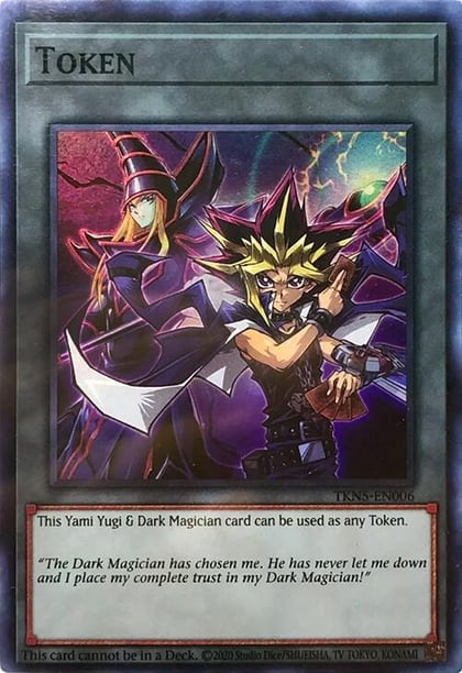 Token: Yami Yugi & Dark Magician, Yu-Gi-Oh! Tokens TKN5-EN006