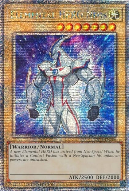 Elemental HERO Neos (Quarter Century Secret Rare), 25th Anniversary Tin: Dueling Heroes TN23-EN006