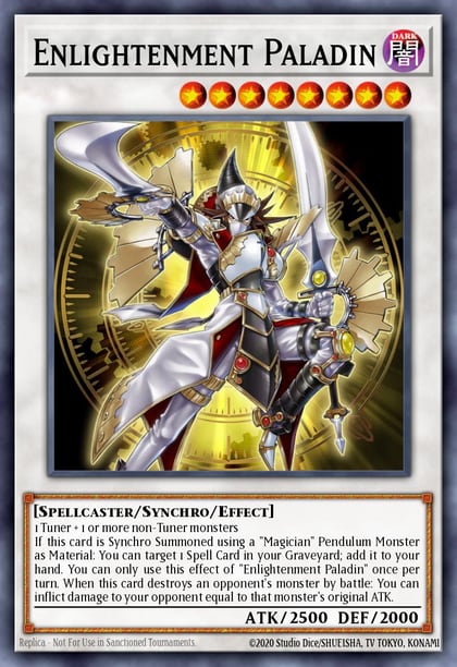 Enlightenment Paladin (Quarter Century Secret Rare), 25th Anniversary Tin: Dueling Heroes TN23-EN010