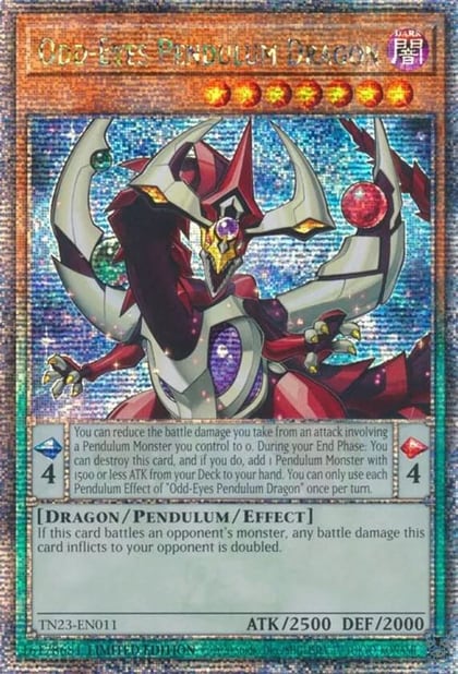 Odd-Eyes Pendulum Dragon (Quarter Century Secret Rare), 25th Anniversary Tin: Dueling Heroes TN23-EN011