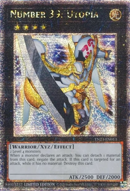 Number 39: Utopia (Quarter Century Secret Rare), 25th Anniversary Tin: Dueling Heroes TN23-EN013