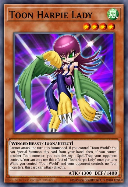 Toon Harpie Lady, Toon Chaos TOCH-EN002