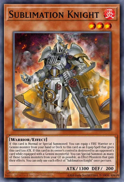 Sublimation Knight, Toon Chaos TOCH-EN013