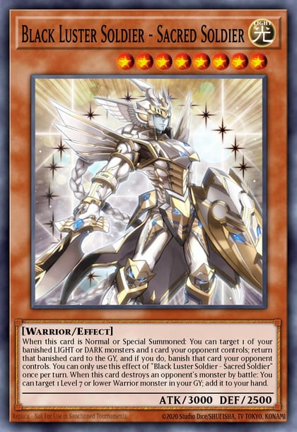 Black Luster Soldier - Sacred Soldier, Toon Chaos TOCH-EN035