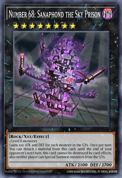 Number 68: Sanaphond the Sky Prison, Toon Chaos TOCH-EN051
