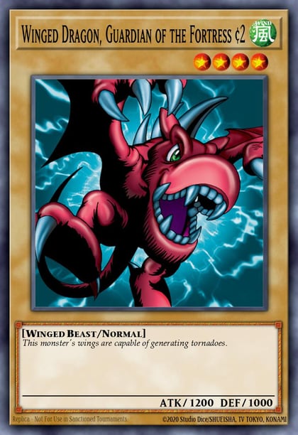 Winged Dragon, Guardian of the Fortress #2, Tournament Pack 1 TP1-022