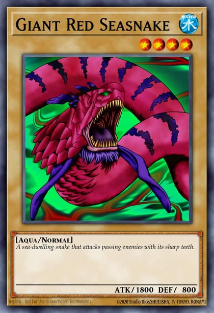 Giant Red Seasnake, Tournament Pack 2 TP2-003
