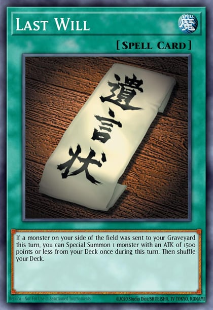 Last Will, Tournament Pack 7 TP7-EN015