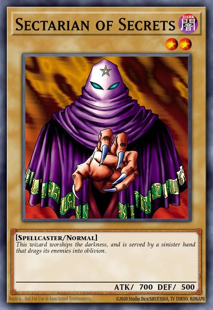 Sectarian of Secrets, Tournament Pack 8 TP8-EN019
