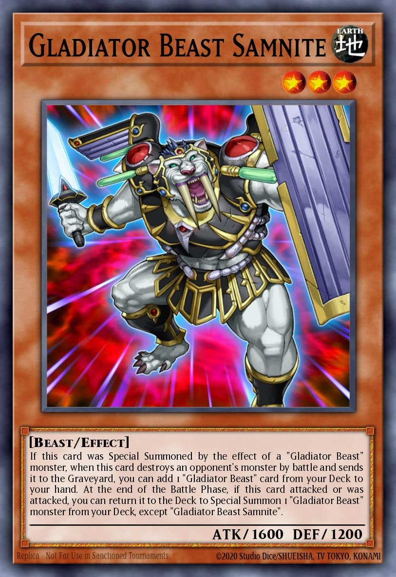 Gladiator Beast Samnite, Turbo Pack Booster One Pack TU01-EN004