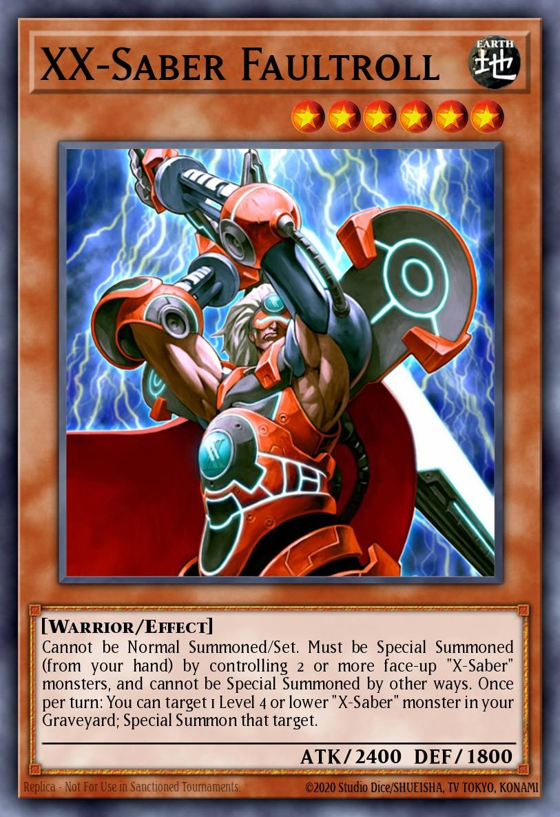 XX-Saber Faultroll, Turbo Pack: Booster Three TU03-EN007