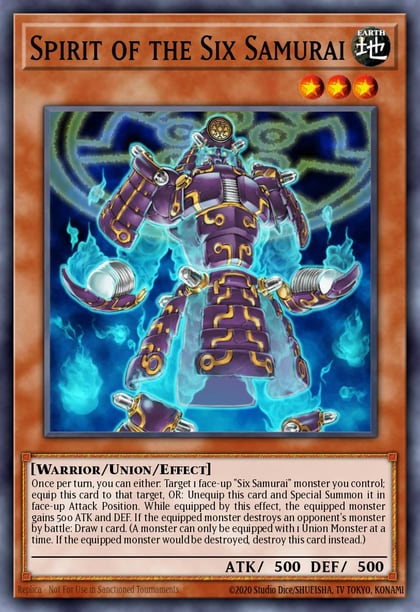 Spirit of the Six Samurai, Turbo Pack: Booster Five TU05-EN014
