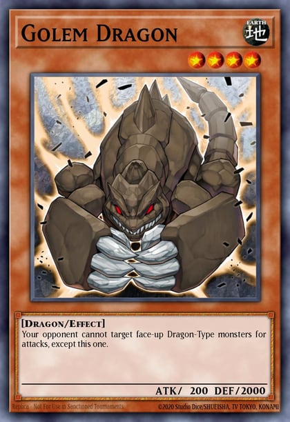 Golem Dragon, Turbo Pack: Booster Six TU06-EN019
