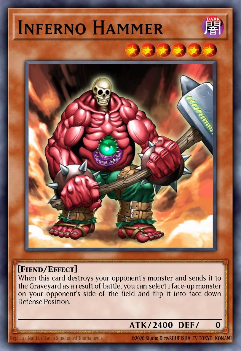 Inferno Hammer (Capsule Monster Coliseum), Yu-Gi-Oh! Video Game Promotional Cards CMC-EN002