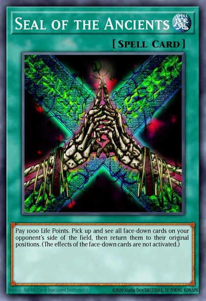 Seal of the Ancients (Power of Chaos: Kaiba the Revenge), Yu-Gi-Oh! Video Game Promotional Cards PCK-003