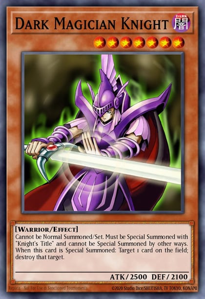 Dark Magician Knight (Reshef of Destruction) (Super Rare), Yu-Gi-Oh! Video Game Promotional Cards ROD-EN001