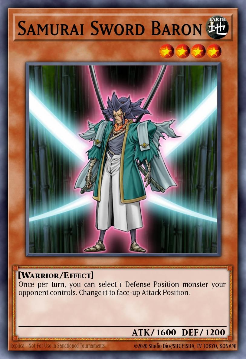 Samurai Sword Baron, Yu-Gi-Oh! Video Game Promotional Cards WC10-EN001