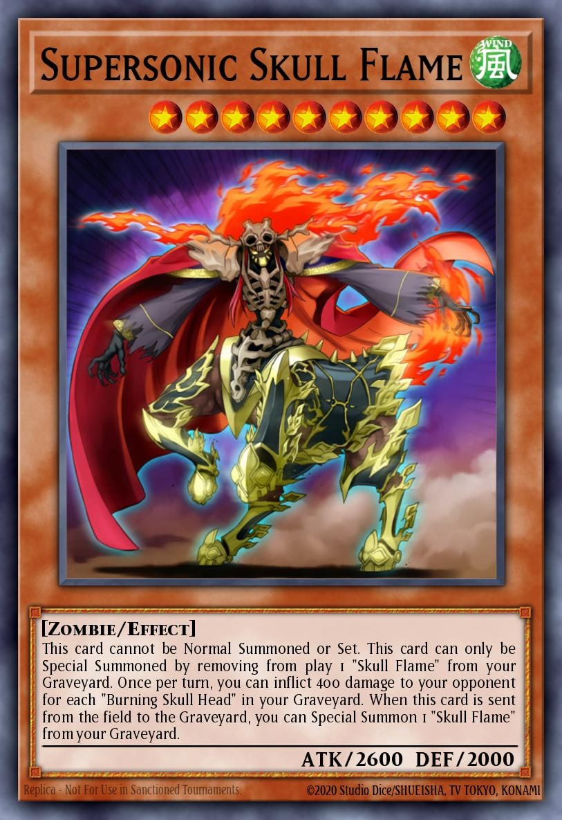 Supersonic Skull Flame, Yu-Gi-Oh! 5D's Wheelie Breakers Promotional Cards WB01-EN001