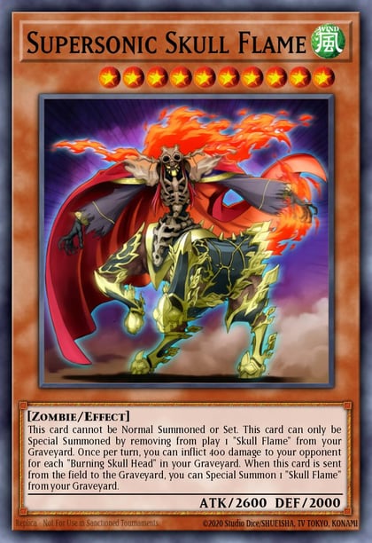 Supersonic Skull Flame, Yu-Gi-Oh! 5D's Wheelie Breakers Promotional Cards WB01-EN001