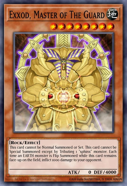 Exxod, Master of The Guard, World Championship 2010 Card Pack WCPP-EN015