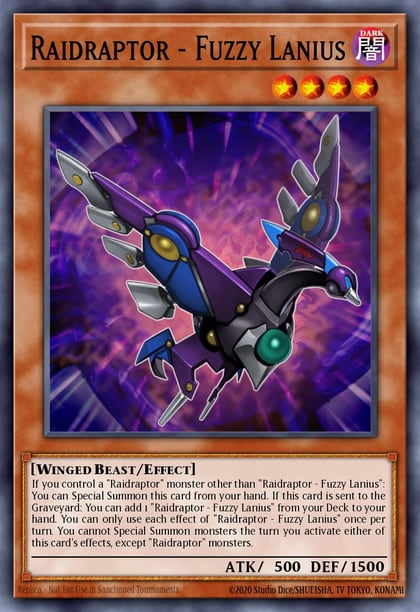 Raidraptor - Fuzzy Lanius, Wing Raiders WIRA-EN017